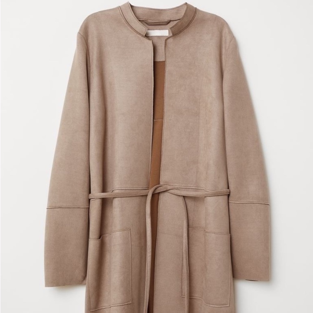 H&M Faux Suede Coat